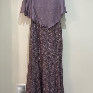 Elegant Purple Evening Gown